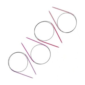 Set d'aiguilles à tricoter circulaires alu 2,5 à 4 mm 80 cm - Prym