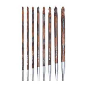 Set de 8 crochets tunisiens n°3,5 à 8 KnitPro - Prym