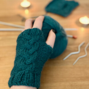 Knitting kit - MITTENS COMFORT - Mohair & Acrylic